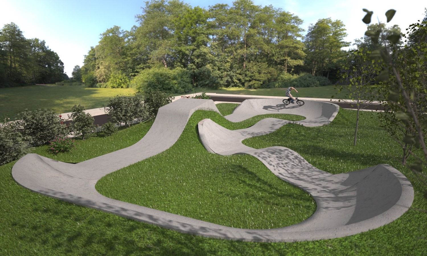 skate park y pump track